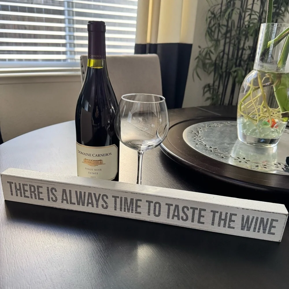 Wine Tasting Quote Sign